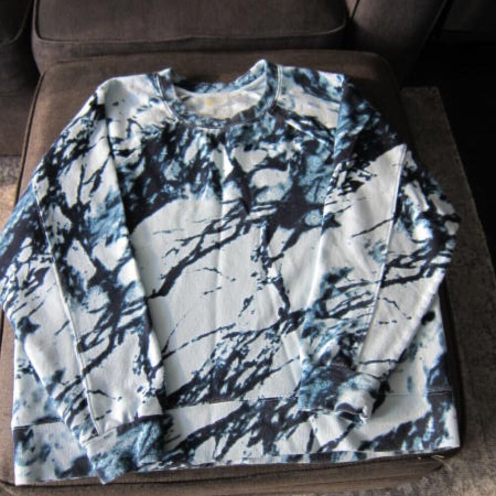 Zella Brand Blue Tie Dye Sweatshirt